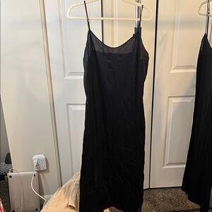 Elegant Black Slip Dress